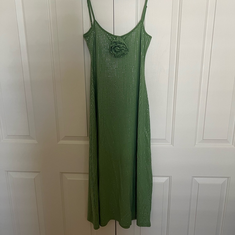 Whowhatwear Green Dress